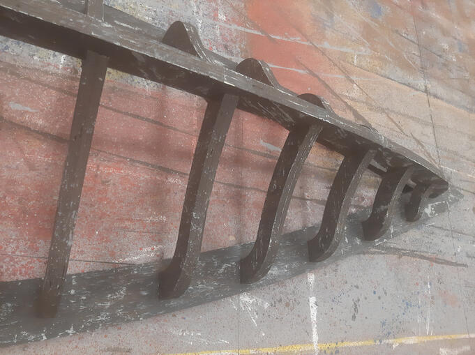 aged wood grain process