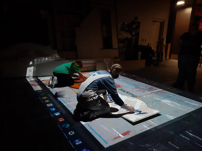 projection transfer process