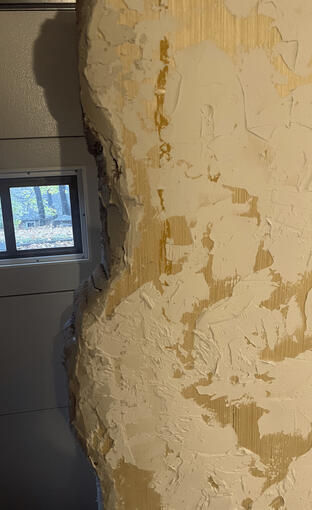 foam carving for rock/stucco wall
